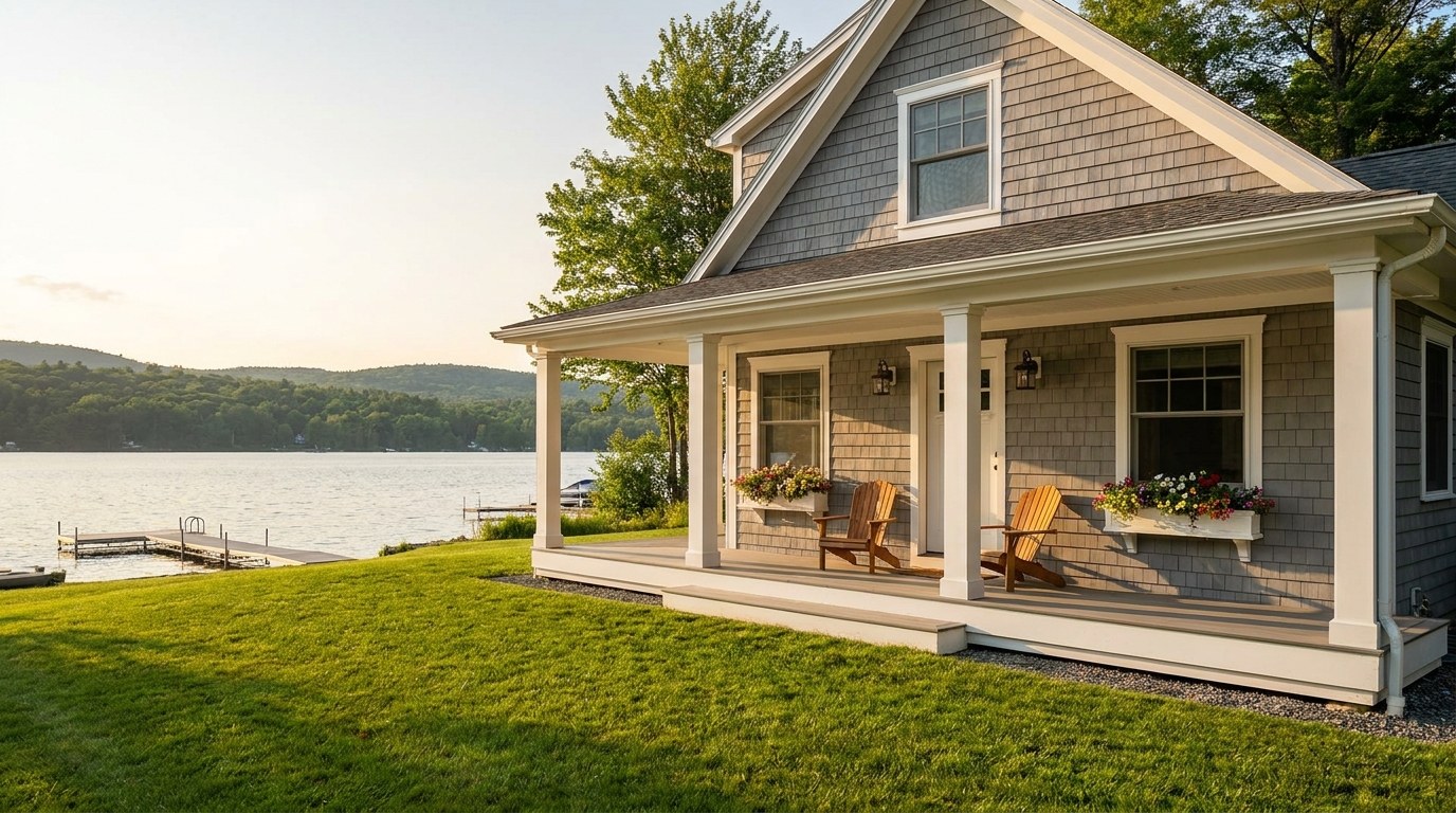 Lakeside cottages